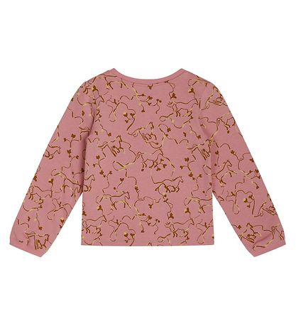 Noa Noa miniature Bluse - Mini Girl HelenaNNM - Print Purple/Bro