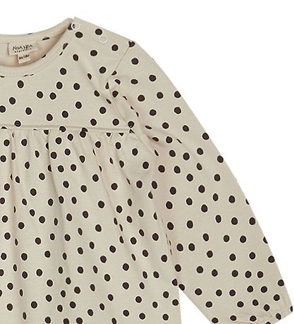 Noa Noa miniature Kjolebody l/æ - Baby JazzyNNM - Print Offwhite