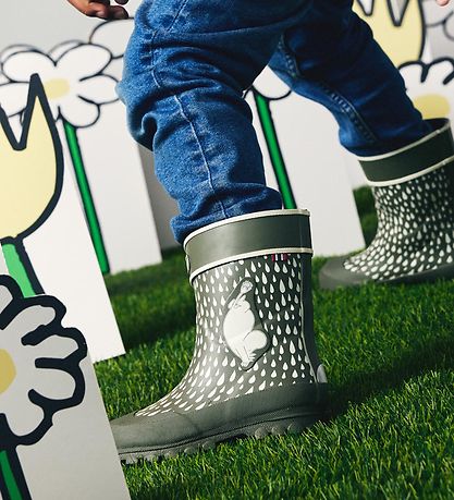 Viking Gummistøvler - Alv - Olive/White
