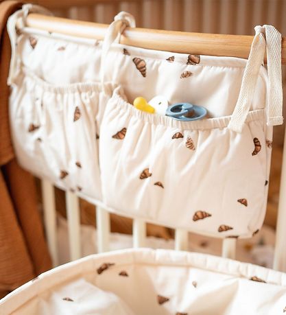 VACVAC Sengelomme - Artie - Mini Croissant - 45x24 cm - Beige