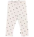 Smallstuff Leggings - Jordbær - White/Rosehip