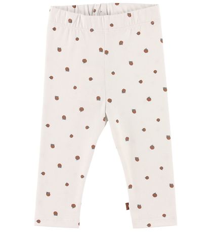 Smallstuff Leggings - Jordbær - White/Rosehip