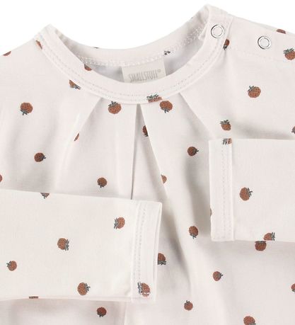 Smallstuff Kjole - Jordbær - White/Rosehip