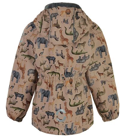 Mikk-Line Softshelljakke m. Fleece - Recycled - Nougat m. Dyr