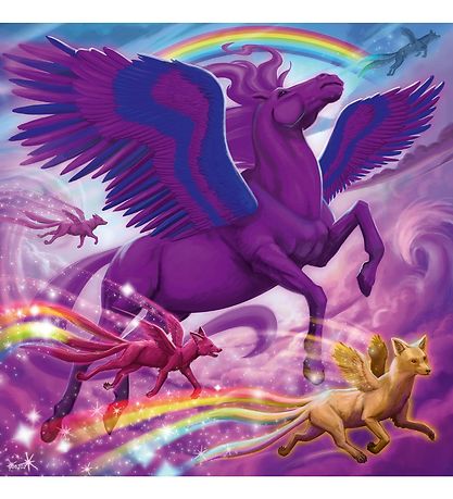 Ravensburger Puslespil - 3x49 Brikker - Mythical Majesty