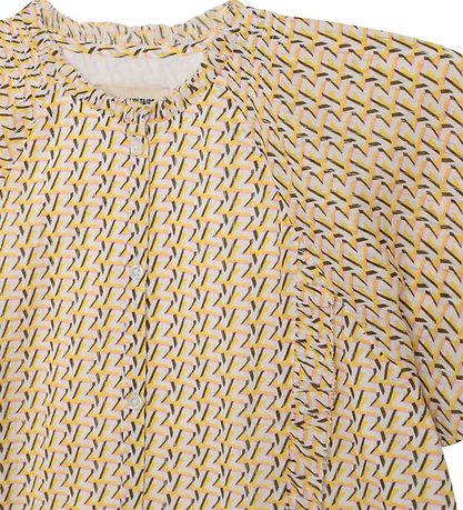 Zadig & Voltaire Top - Gold Yellow m. Mønster