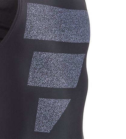 adidas Performance Badedragt - BIG BARS - Blå/Sort