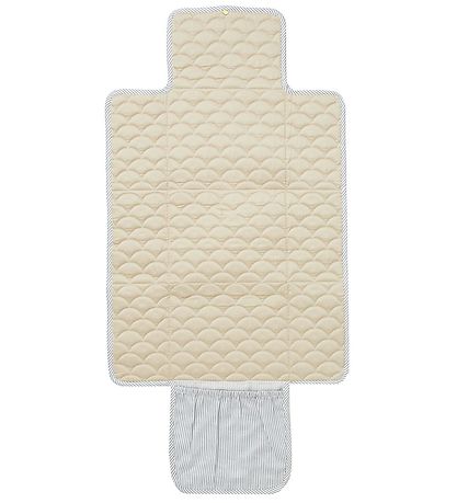 Cam Cam Pusleunderlag - Quilted - 70x44 cm - Classic Stripes Blu