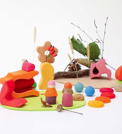 Grimms Trælegetøj - Small World Play Down By The Meadow