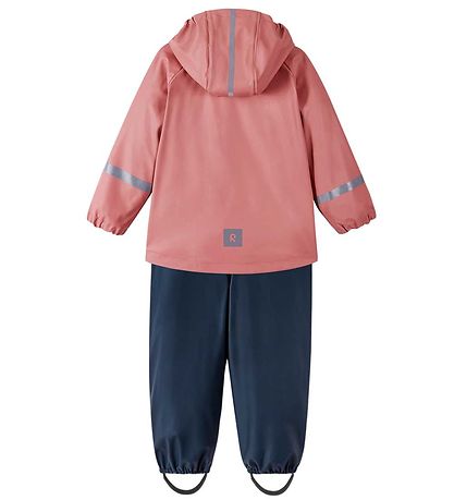 Reima Regntøj m. Seler - Tihku - PU - Rose Blush