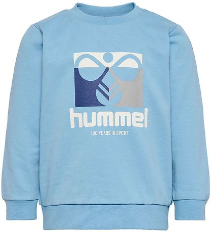 Hummel Sweatshirt - hmlLime - Dusk Blue