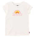 Levis Kids T-shirt - Rainbow Graphic - Hvid