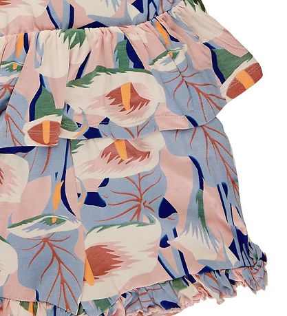 The New Buksedragt - TnGwyneth - Peach Beige Flower Aop