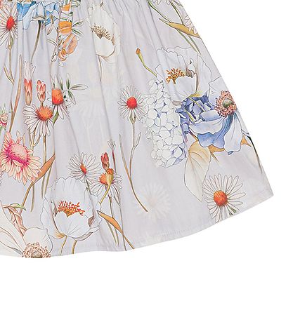 Christina Rohde Nederdel - Grå m. Blomster