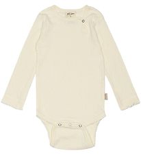 Petit Piao Body l/æ - Pointelle - Off White
