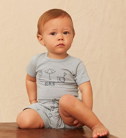 Petit by Sofie Schnoor Body k/æ - Dusty Blue