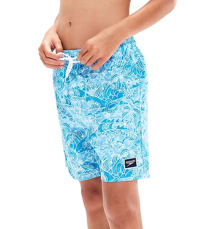 Speedo Badeshorts - Printed - Blå