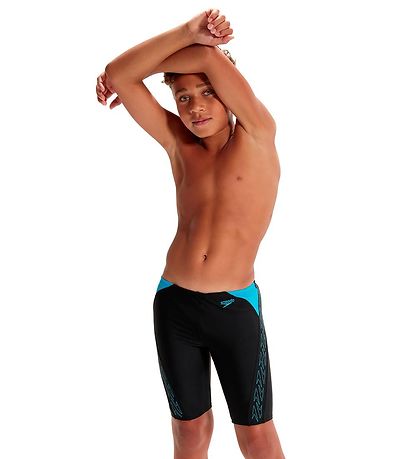 Speedo Badebukser - Hyper Boom Splice Jammer - Sort/Blå