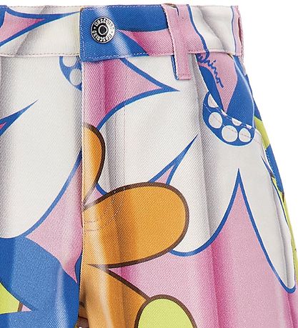 Moschino Denimshorts - Pink/Blå/Gul