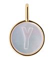 Design Letters Vedhæng Til Halskæde - Y - Pearl Gold