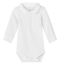 Name It Polobody l/æ - NbmHolger - Bright White