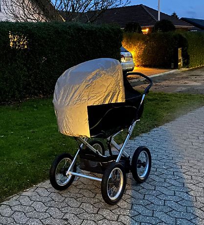 BabyDan Myggenet - Sort m. Refleks på Kalechen