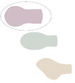 BIBS X Liberty Colour Sutter - 2-pak - Str. 1 - Rund - Capel/Dus