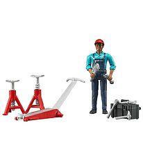 Bruder Figur - bworld - Mekaniker m. Tilbehør - 62100