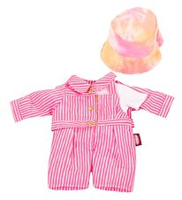 Götz Dukketøj - 30-33 cm - Pink-Stribet 