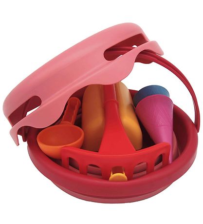 Compact Toys Strandsæt - 7 Dele - Rød