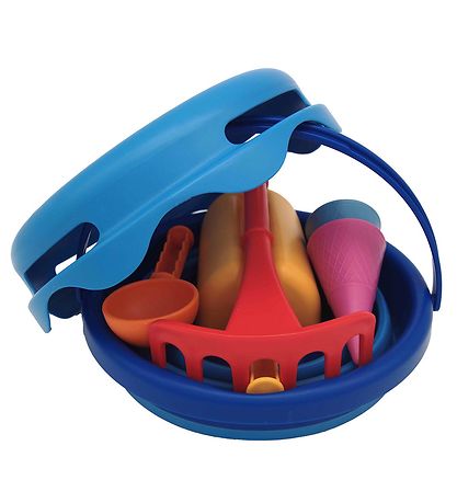 Compact Toys Strandsæt - 7 Dele - Blå