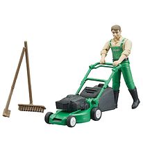 Bruder Figur - bworld - Gartner m. Græsslåmaskine - 62103