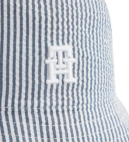 Tommy Hilfiger Bøllehat - Tommy Pop - Coastal Blue Stripe