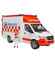 Bruder Bil - Sprinter Ambulance m. Lys/Lyd og Kører - 02676