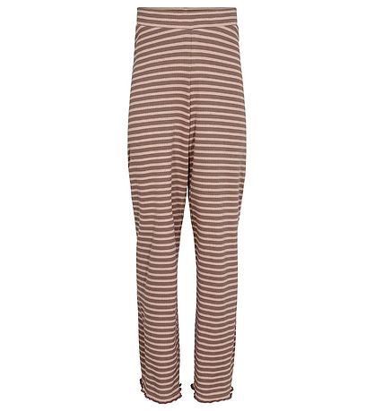 Sofie Schnoor Girls Bukser - Stribet - Warm Brown