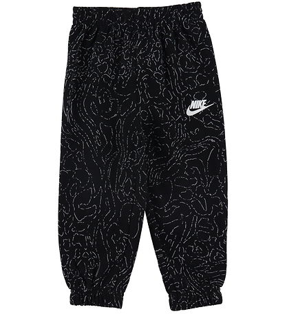Nike Sæt - T-shirt/Sweatpants - Sort/Hvid