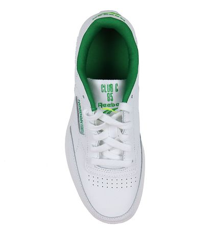 Reebok Sko - Club C Junior - Hvid/Grøn