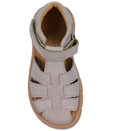 Pom Pom Sandaler - Sporty Velcro - Light Lavender