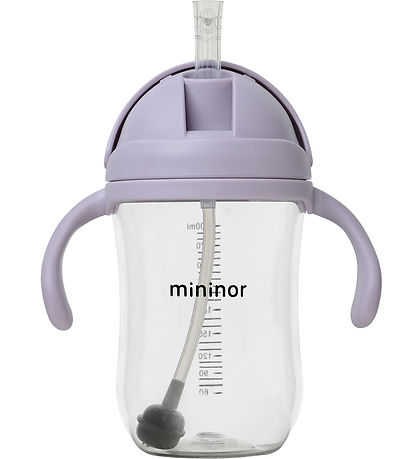 Mininor Kop m. Sugerør - Tritan - 330 ml - Syren