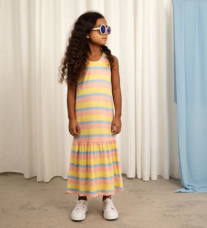 Mini Rodini Kjole - Pastel Stripe - Multi