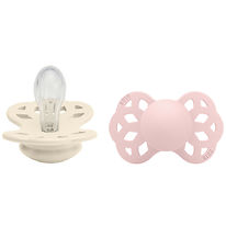 BIBS Infinity Sutter - 2-pak - Str. 1 - Symmetrisk - Ivory/Bloss
