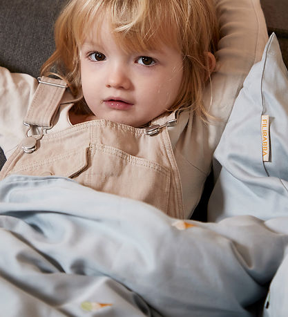 Filibabba Sengetøj - Junior - Pearl Blue m. Brodering