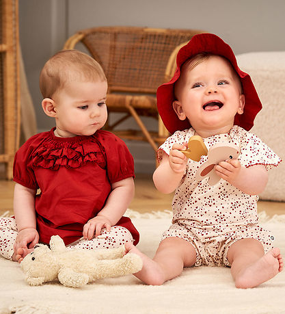 Müsli Kjole - Poplin - Berry Red