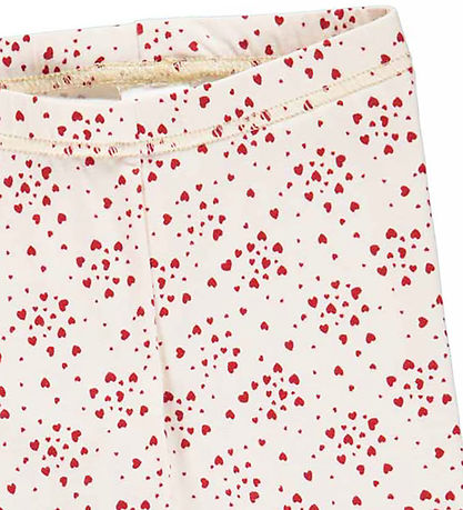 Müsli Leggings - Love Buttercream/Berry Red
