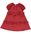 Müsli Kjole - Poplin - Berry Red