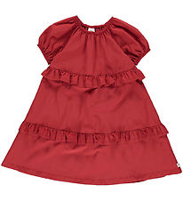 Müsli Kjole - Poplin - Berry Red