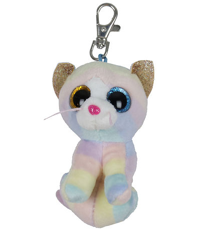 Ty Nøglering m. Bamse - Beanie Boos - 10 cm - Heather