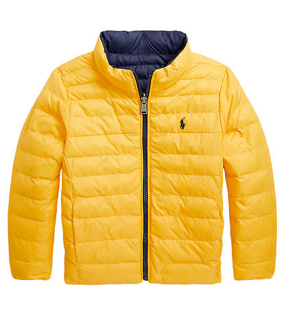 Polo Ralph Lauren Dynejakke - Vendbar - Classics - Navy/Gul