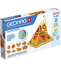 Geomag Magnetset - Classic+ Paneler återvunna - 78 Delar
