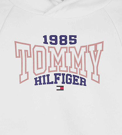 Tommy Hilfiger Hættetrøje - 1985 Varsity - Hvid